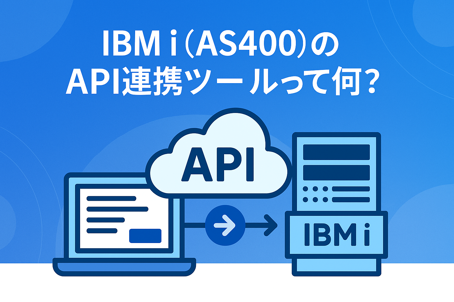 IBM i（AS400） のAPI連携ツールって何？